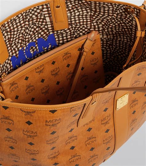 mcm tote bag replica|mcm reversible tote bag.